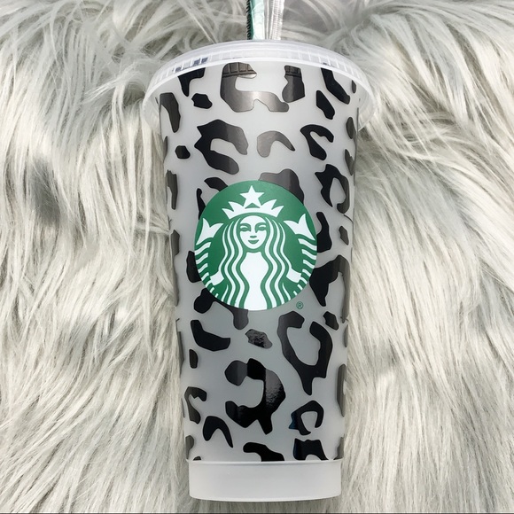 Starbucks Other - BN Starbucks Cold To Go Cup Animal Print